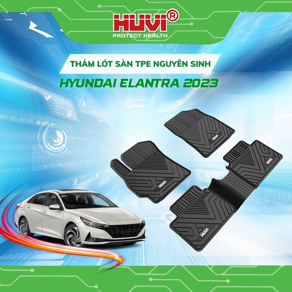 Thảm trải sàn xe ô tô Hyundai Elantra 2023 2D Cao Cấp