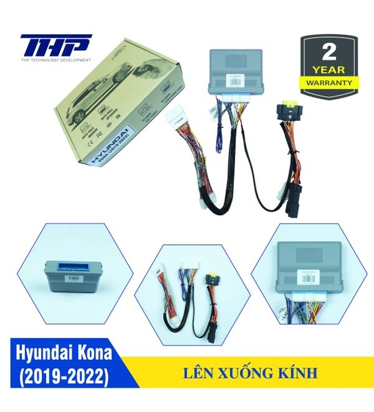 Lên Xuống Kính Hyndai Kona (2018-2023) lấy 2 dây tín hiệu