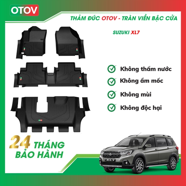 Thảm Đúc OTOV Tràn Viền Bậc Cửa Cho Xe Suzuki XL7 2020+