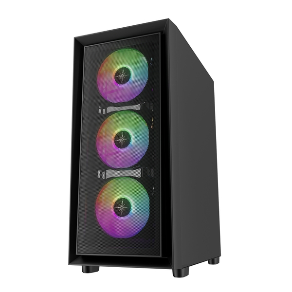 Vỏ máy tính KENOO ESPORT FM800 - V2 - Màu Đen