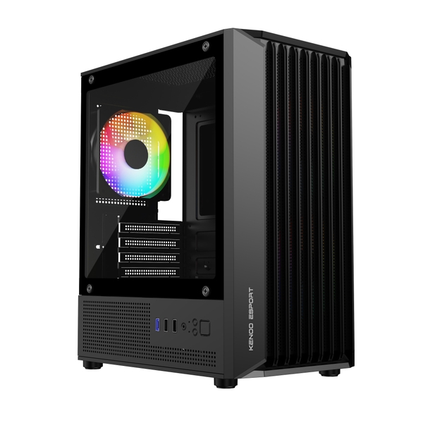 Vỏ máy tính KENOO ESPORT M100 - 3F - Màu Đen