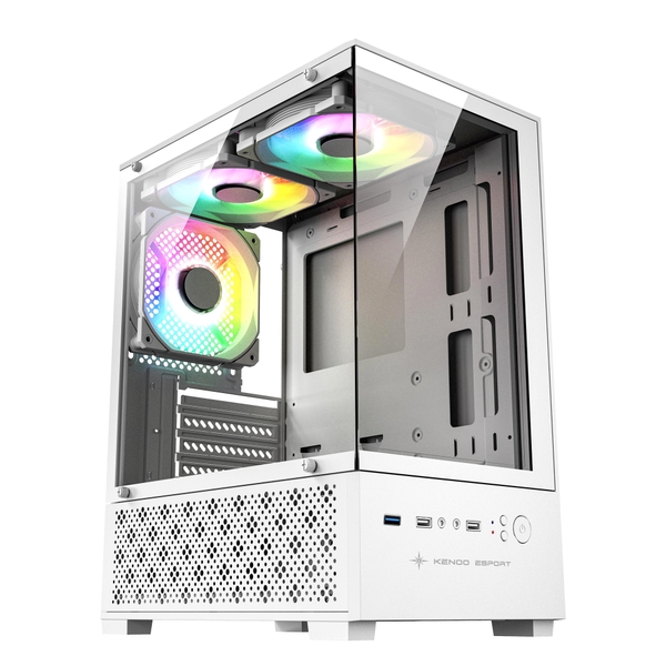 Vỏ máy tính KENOO ESPORT MK120 - Màu Trắng