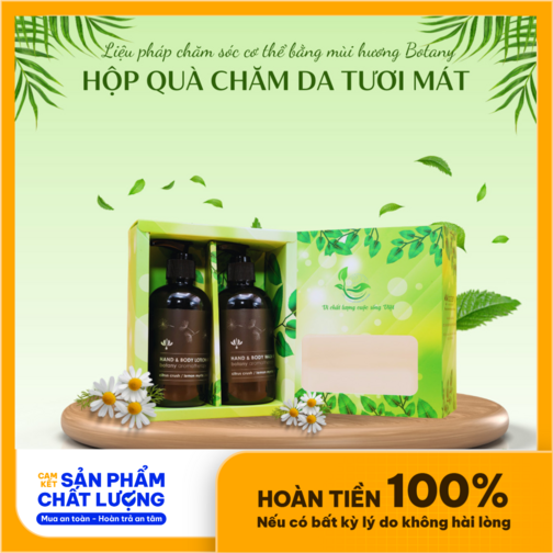  HỘP QUÀ CHĂM DA TƯƠI MÁT  BOTANY  2. Thương hiệu : BOTANY ESSENTIALS  3. Xuất xứ : ÚC
