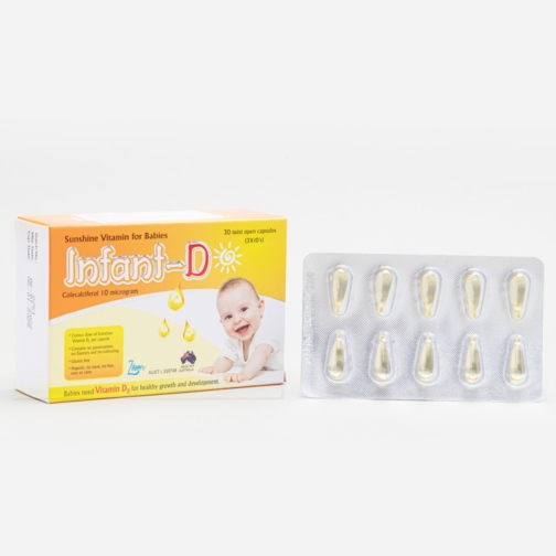 Viên uống hỗ trợ tăng đề kháng, chắc răng - khoẻ xương INFRANT D