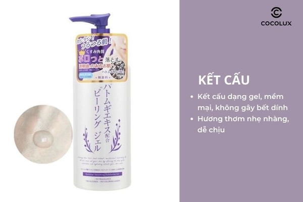 Tẩy tế bào chết da mặt Hatomugi của Nhật
