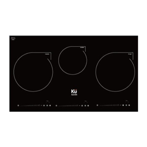 Bếp điện từ 3 ngăn KUCHEN KU MI918