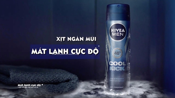 Xịt Ngăn Mùi Nam Mát Lạnh Nivea 150ml