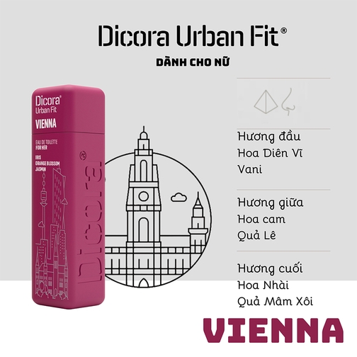Nước hoa Dicora Urban Fit Vienna 100ml