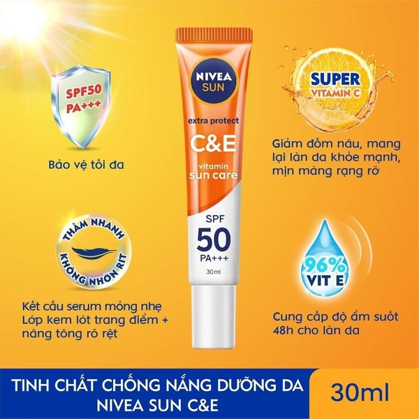 Kem Chống Nắng Extra Protect Aura Primer Sun Care Spf50+ PA+++ 30Ml