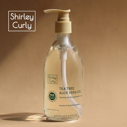 Gel dưỡng ẩm da Shirley Curly Tea Tree Aloe vera gel 300ml