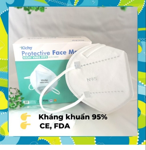 Product Information Section Khẩu Trang KICHY VN95 - FFP2 NR -( 20 HỘP )