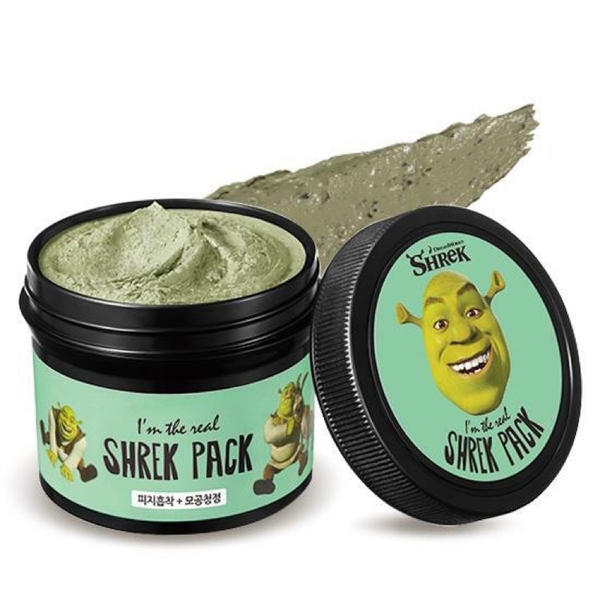 Mặt nạ tươi đất sét chiết xuất bạc hà The Real Shrek Pack 110gr-hàn