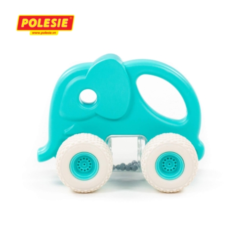 Xe voi con lục lạc Gripcar cho bé - Xanh