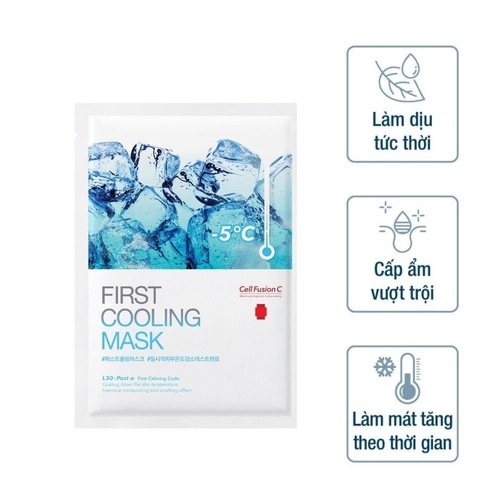 Mặt Nạ Dịu Da Khẩn Cấp  Cell Fusion C - First Cooling Mask 27g x 5 miếng Xuất xứ:  Hàn Quốc