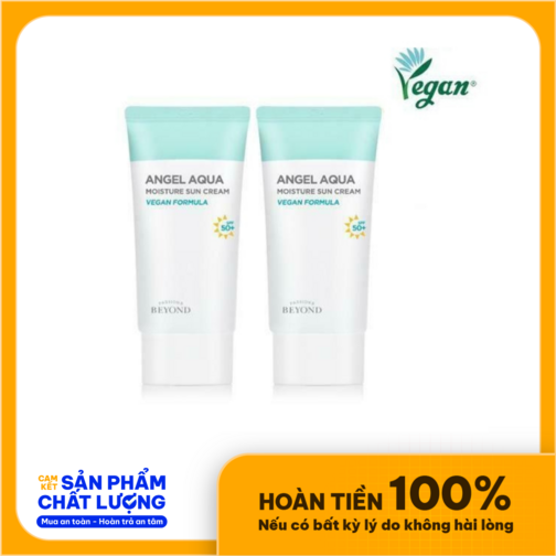  Kem chống nắng dưỡng ẩm Beyond Angel Aqua Moisture Sun Cream 50mlx2
