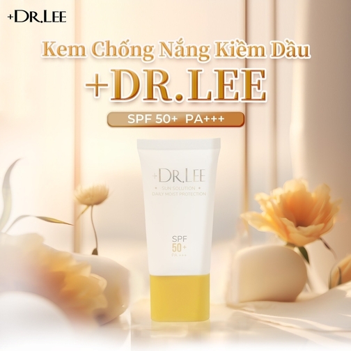 Kem chống nắng +Dr.Lee kiềm dầu, dưỡng ẩm SPF 50+ PA+++ 