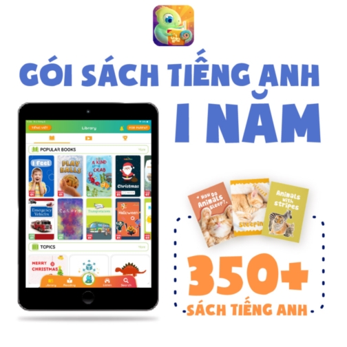 Gói sách Umbalena Tiếng Anh 1 năm – Ứng dụng đọc sách cho trẻ em  Thương hiệu: Umbalena 