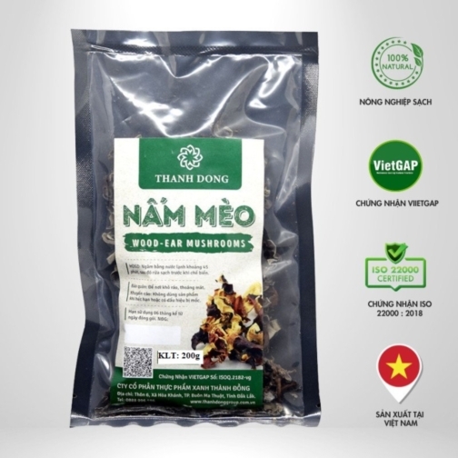 Nấm Mèo nguyên tai 200g
