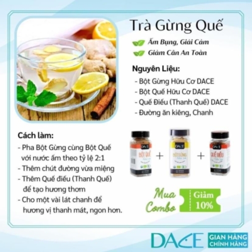 BỘT GỪNG HỮU CƠ