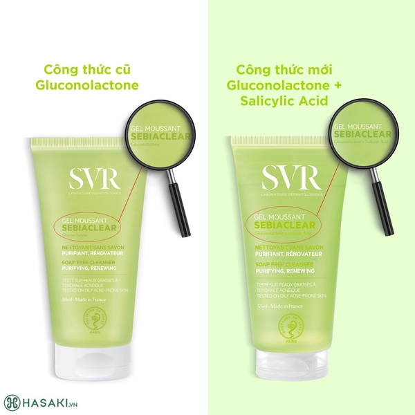 Sữa Rửa Mặt Cho Da Mụn Sebiaclear Gel Moussant