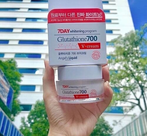 Kem trắng da 7 Day Whitening Program Glutathione 700 V-ample 50ml-hàn