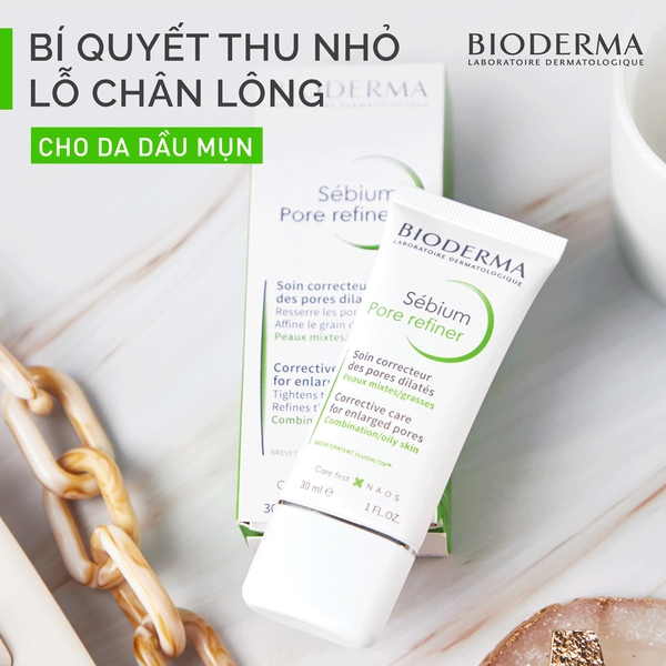 Kem dưỡng se khít lỗ chân lông Bioderma Sebium Pore Refiner (Xanh LÁ)-pháp