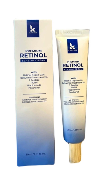 Kem Retinol K Lady Care 0.5% - 30ml ( màu trắng xanh)-hàn