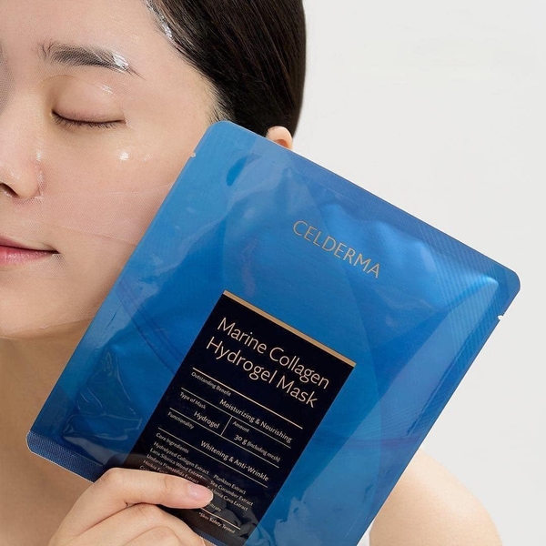 Mặt nạ Celderma Ninetalks Hydrogel Mask-03 MIẾNG  MÀU XANH-HÀN