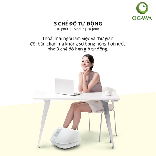 Máy massage chân bằng hơi nước - OGAWA (OF 3006)  2. Thương hiệu: OGAWA (Thương hiệu từ Malaysia)
