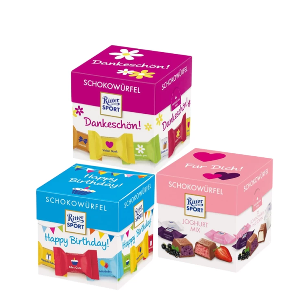 Kẹo Socola Ritter Sport Hàng Đức Hộp 176G