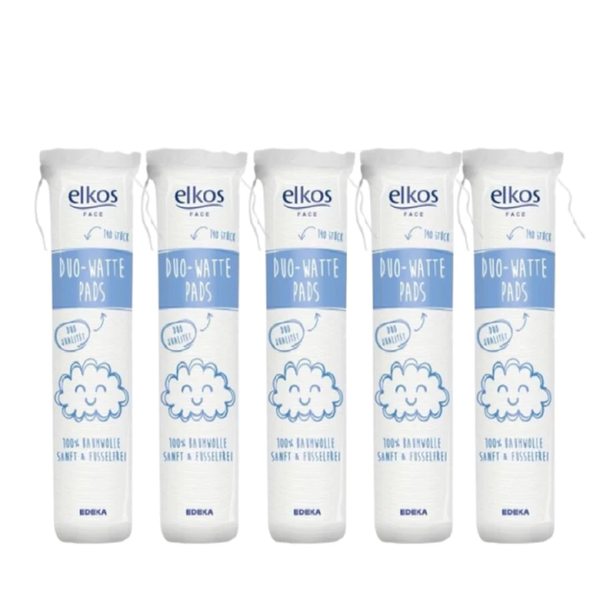 Bông Tẩy Trang Elkos Hàng Đức Túi 140 Miếng