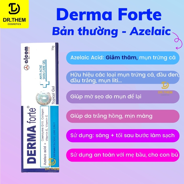 Gel Trị Mụn Thâm Derma Forte - 15g -vn