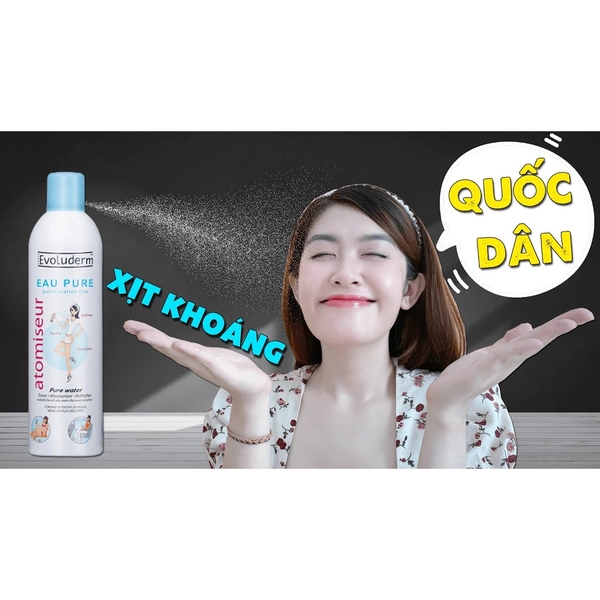 Nước Xịt Khoáng Evoluderm - Pháp 400ml-pháp