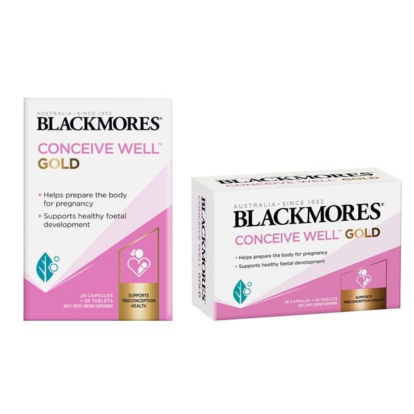 Viên uống tăng thụ thai Blackmores Conceive Well Gold -56 Viên-úc