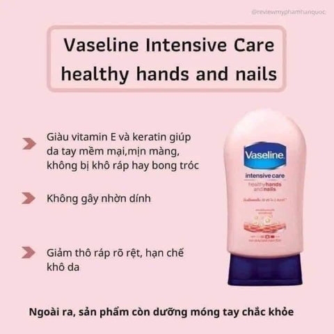 KEM DƯỠNG DA TAY VÀ MÓNG VASELINE INTENSIVE CARE THÁI LAN 85G - GDN