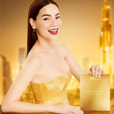 M.O.I-MẶT NẠ GẠO HYDROGEL VÀNG PHIÊN BẢN CAO CẤP 28GR X 3 MIẾNG