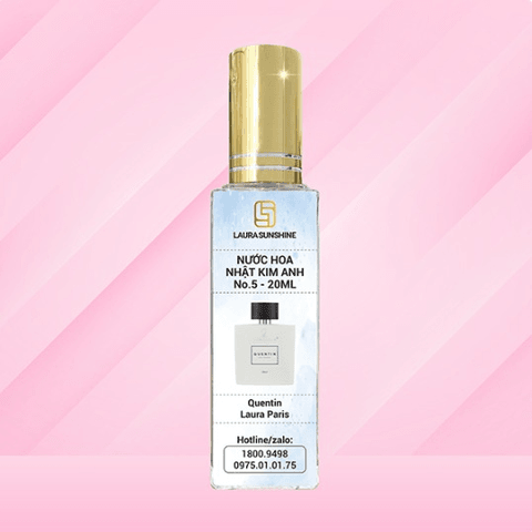 LAURA SUNSHINE-NƯỚC HOA NAM QUENTIN LAURA PARIS NO5 20ML