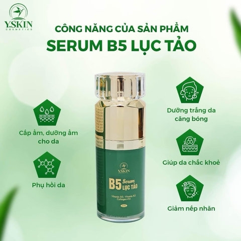 SERUM TRẮNG DA B5 LỤC TẢO - YSKIN