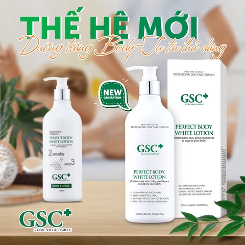 KEM DƯỠNG TRẮNG BODY 500ML (BODY WHITENING SOLUTION) - GSC