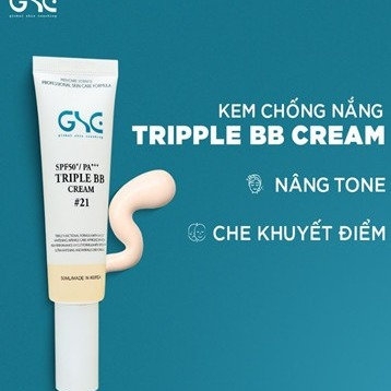 KEM CHỐNG NẮNG TRIPLE BB CREAM 50ML - GSC