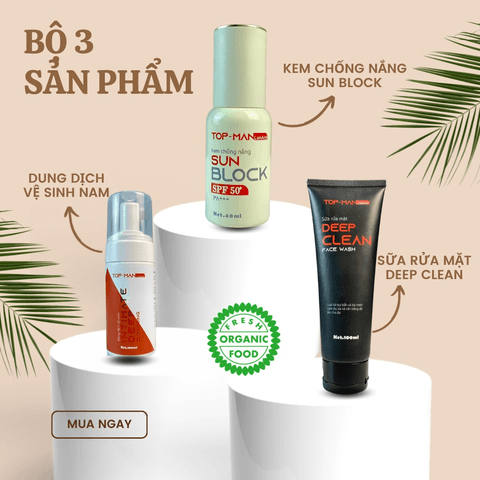 BỌT VỆ SINH NAM TOP-MAN 100ML CHIẾT XUẤT THIÊN NHIÊN, HƯƠNG THƠM NAM TÍNH QUYẾN RŨ - MỸ PHẨM LAN ANH