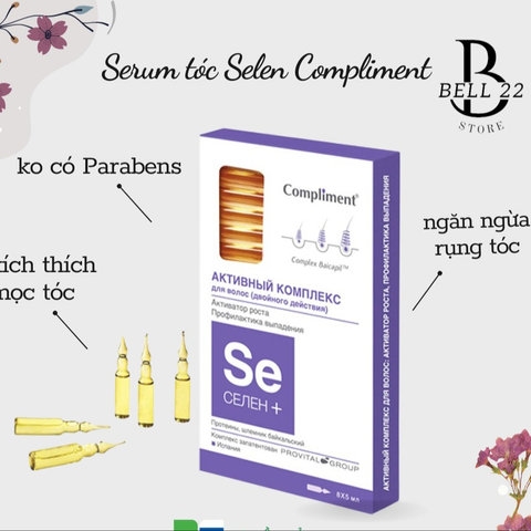 SERUM TÓC SE SELEN COMPLIMENT CHỐNG RỤNG KÍCH MỌC TÓC B1274 - BELL22 STORE