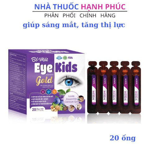 SIRO BỔ MẮT EYE KIDS OMEGA GIÚP SÁNG MẮT, GIẢM KHÔ MẮT HỘP 20 ỐNG - MINH CHUNG