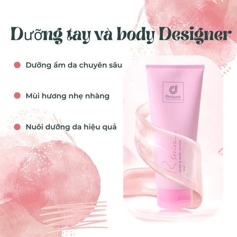 DƯỠNG THỂ HƯƠNG NƯỚC HOA DESIGNER COLLECTION R-SERIES HAND ANHD BODY LOTION -GDN