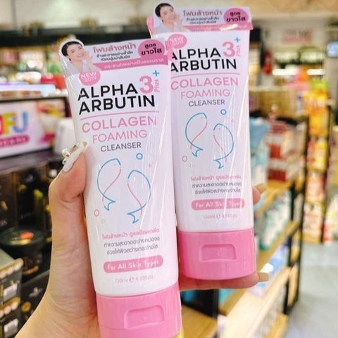 SỮA RỬA MẶT BẬT TÔNG TRẮNG DA ALPHA ARBUTIN 120ML