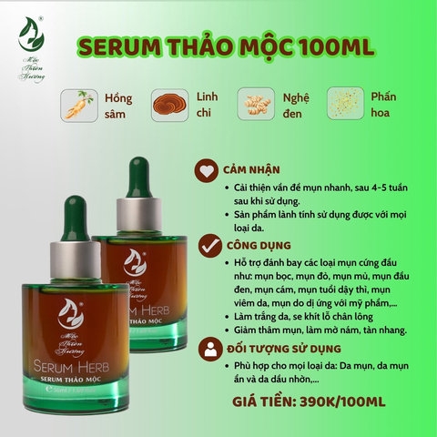 SERUM DÀNH CHO DA MỤN HERBAL ANTI 100ML - ACNE SERUM