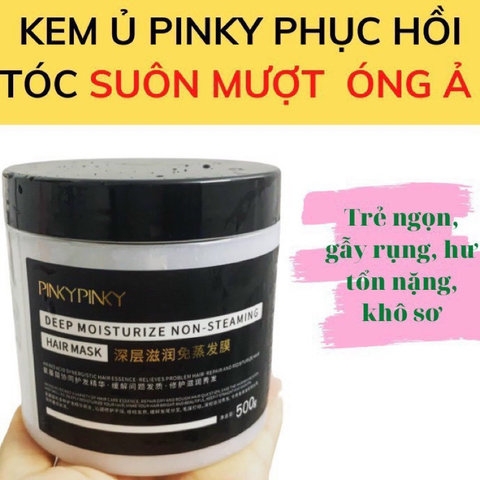 KEM Ủ TÓC PINKY PINKY DƯỠNG TOCSC SIÊU MỀM PHỤC HỒI TÓC HƯ TỔN NỘI ĐỊA TRUNG - GDN