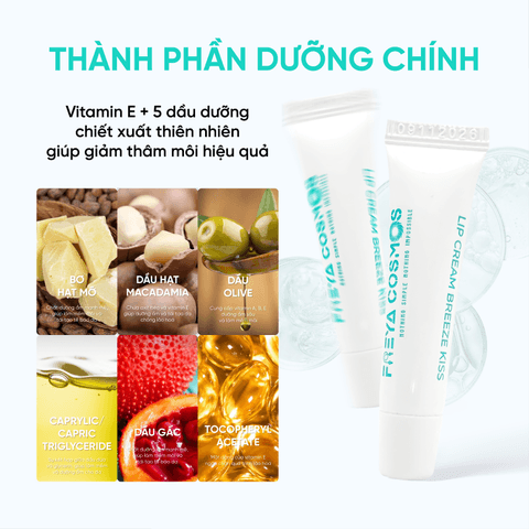 KEM DƯỠNG MÔI THE MÁT FREYA COSMOS BREEZE KISS 4.5GR