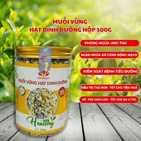 HẠT DINH DƯỠNG MUỐI VỪNG HỘP 500G - YẾN BEAUTY