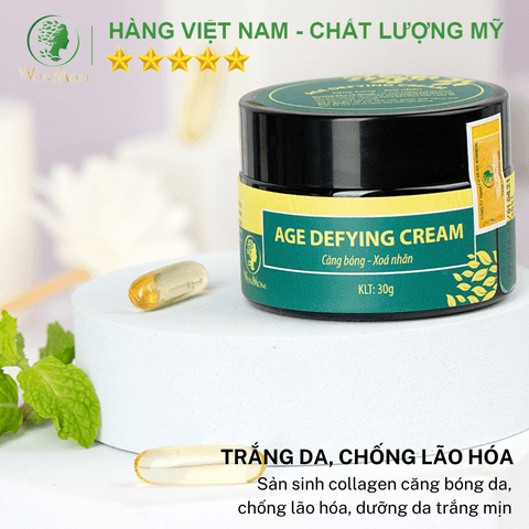 KEM CHỐNG LÃO HÓA, CĂNG BÓNG TRẮNG DA 30G - WOMOM